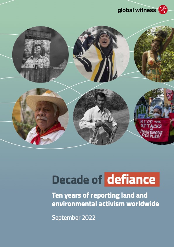 Cover page for 2021 defenders report
